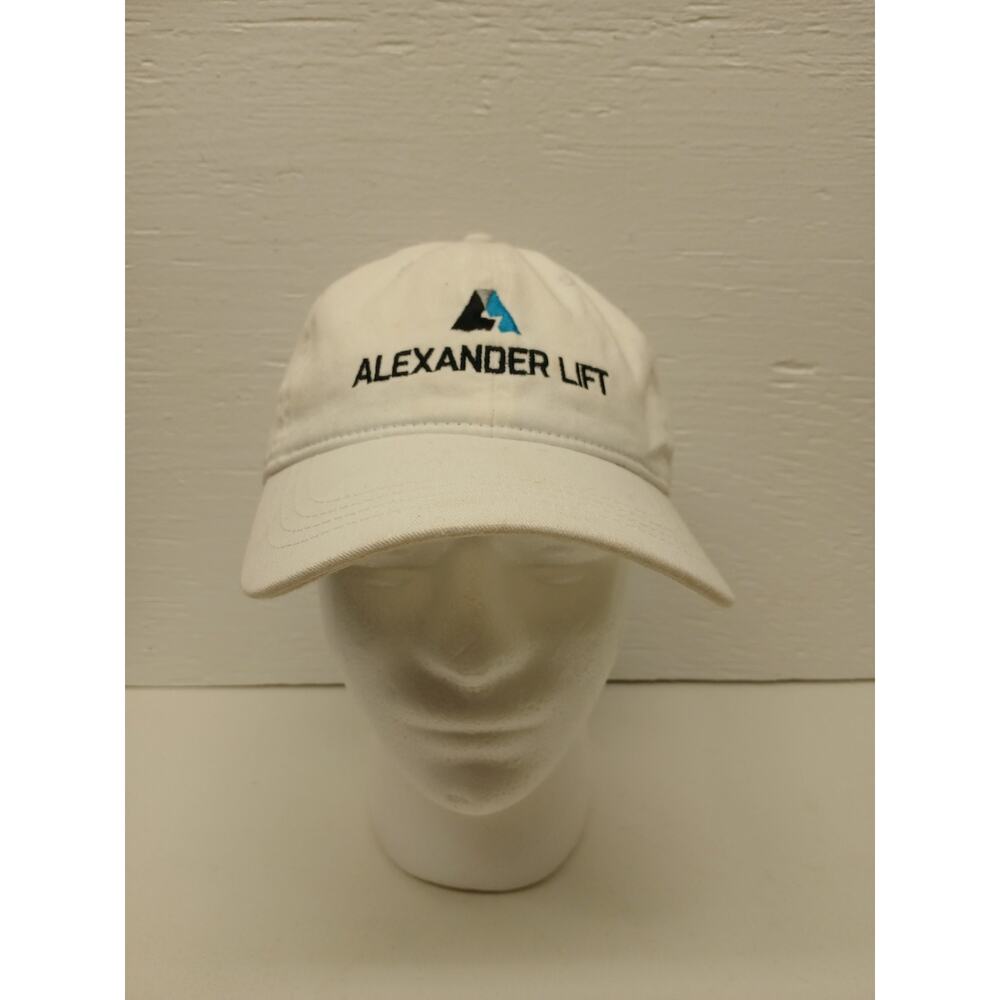 Alexander Lift Logo (OSFM) White Adjustable Strap Cap